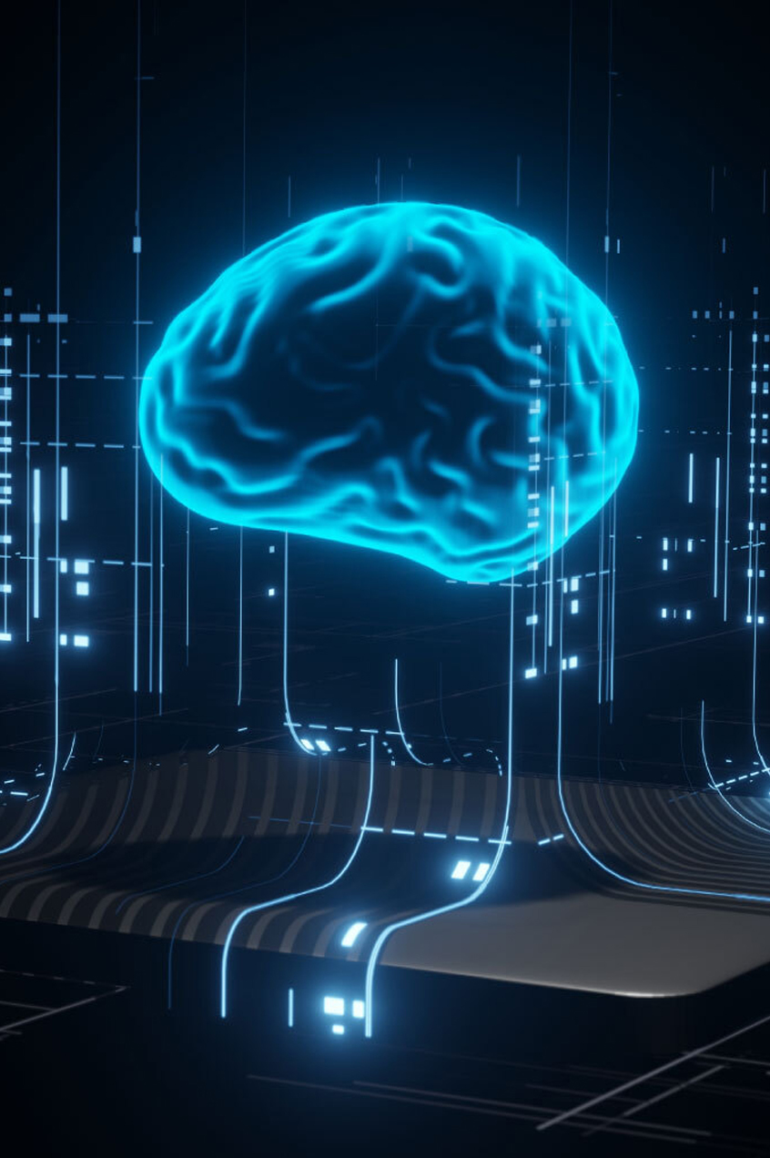 AI neural network illustration