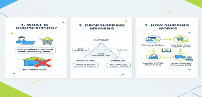 what is dropshipping, dropshipping meaning, how dropshipping works