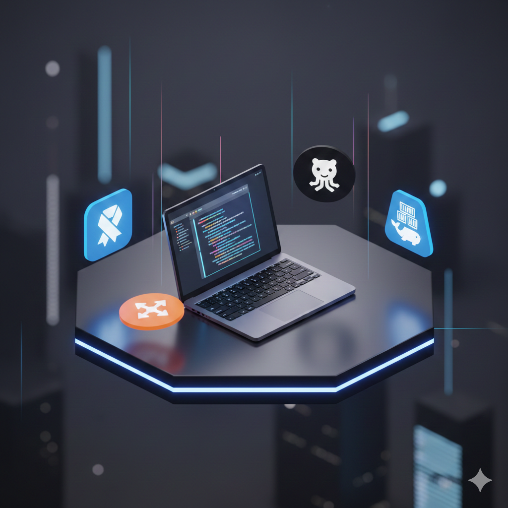 full stack tools, vscode git github docker - TechCadd Blog