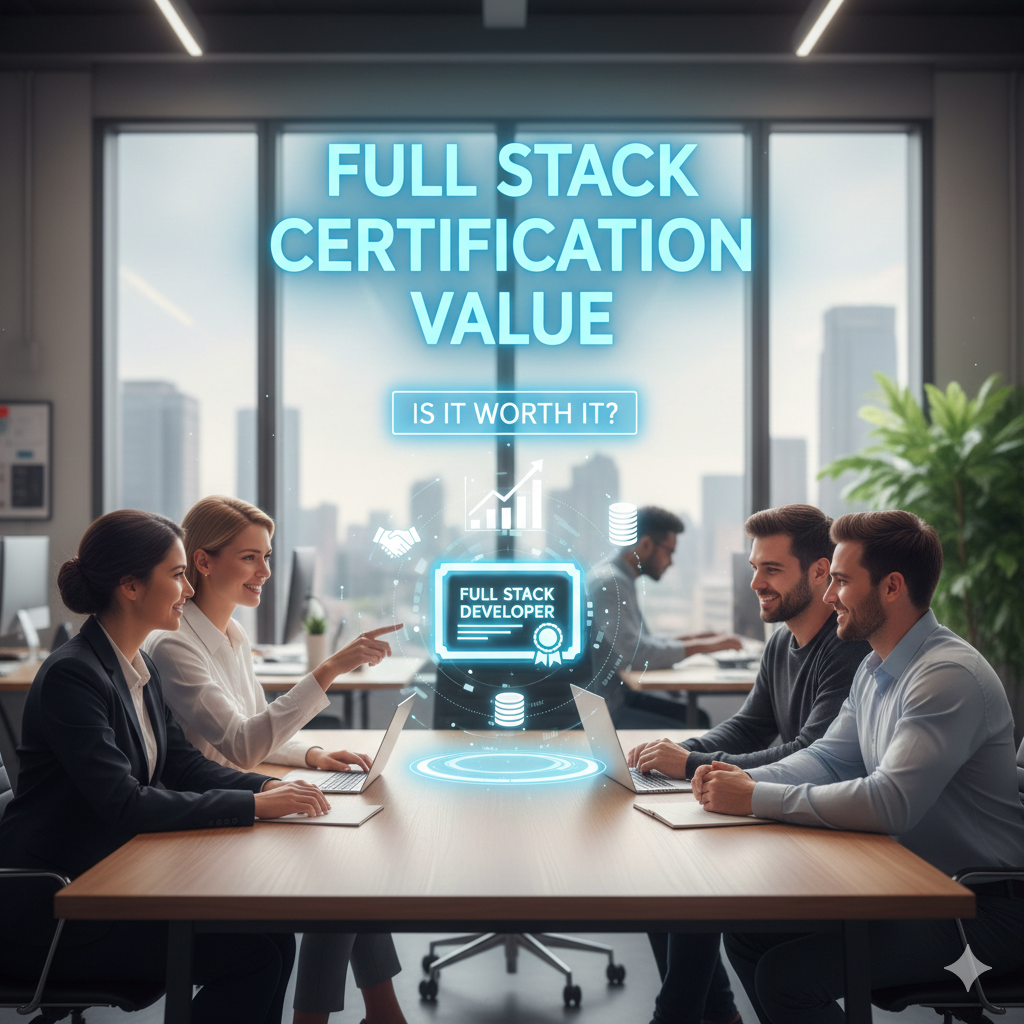 full stack certification value, is full stack certification worth it - TechCadd Blog