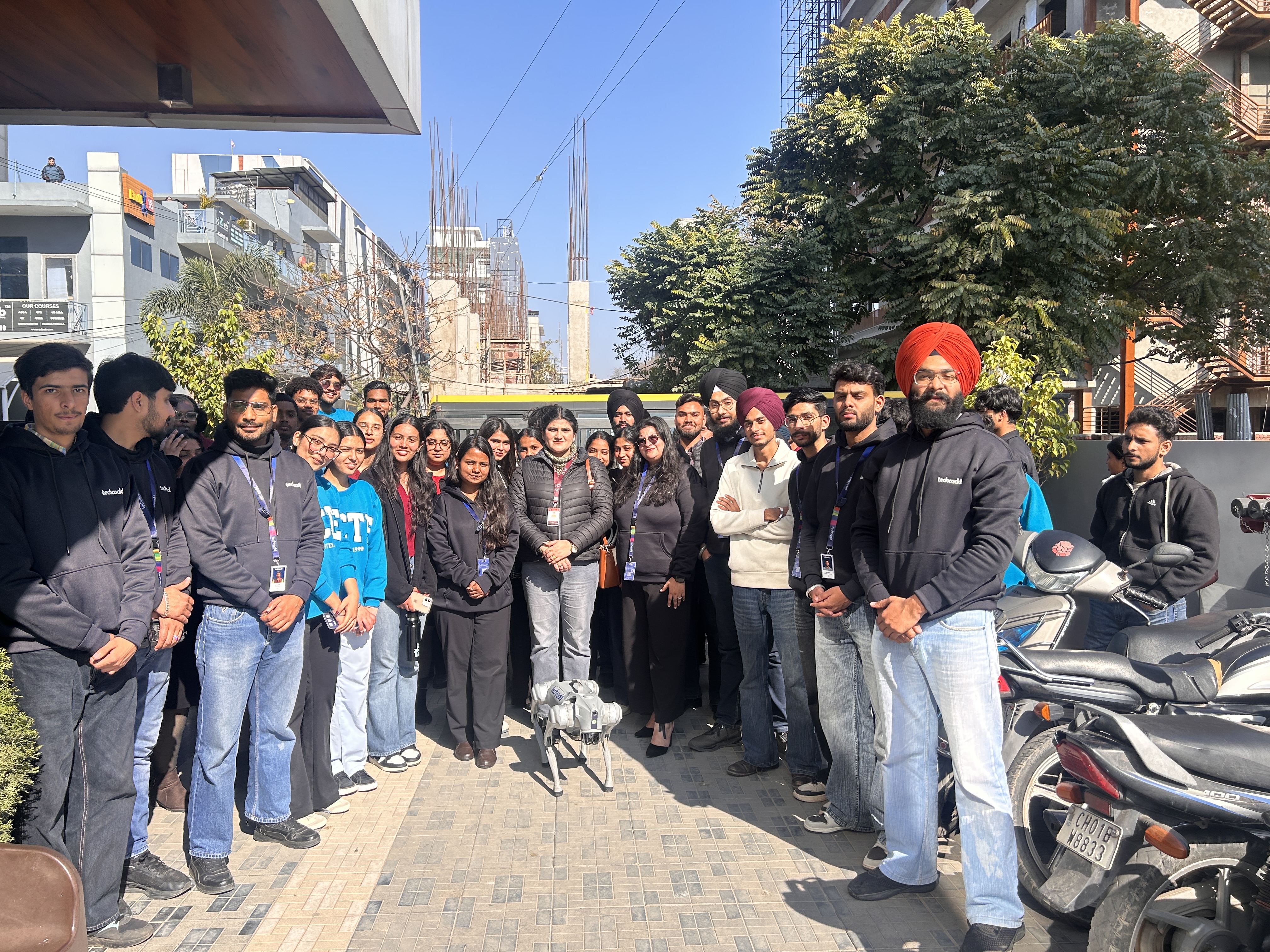 PCTE Students Industrial Visit at techcadd  Mohali – Best IT Courses & Training in Mohali