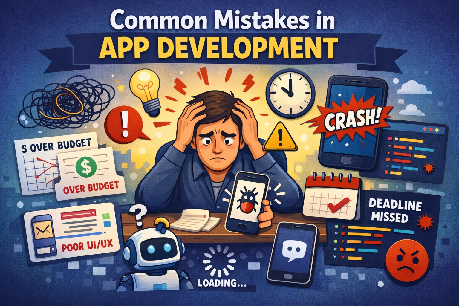 Common App Development Mistakes Beginners Make & How to Debug Mobile Apps Effectively