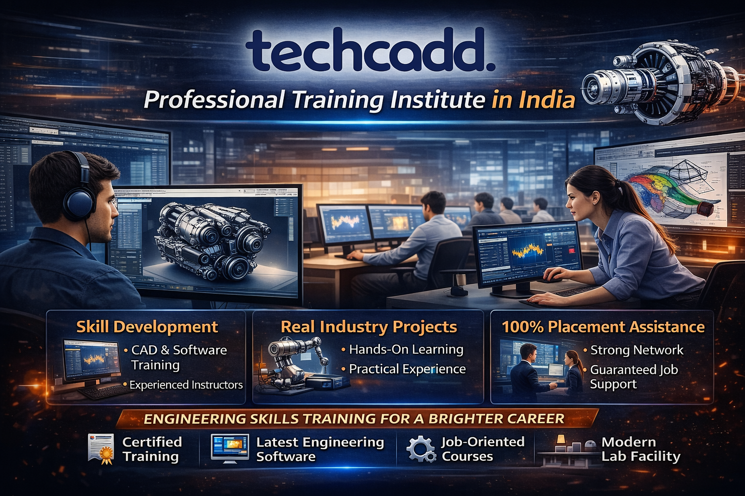Techcadd professional skill academy India