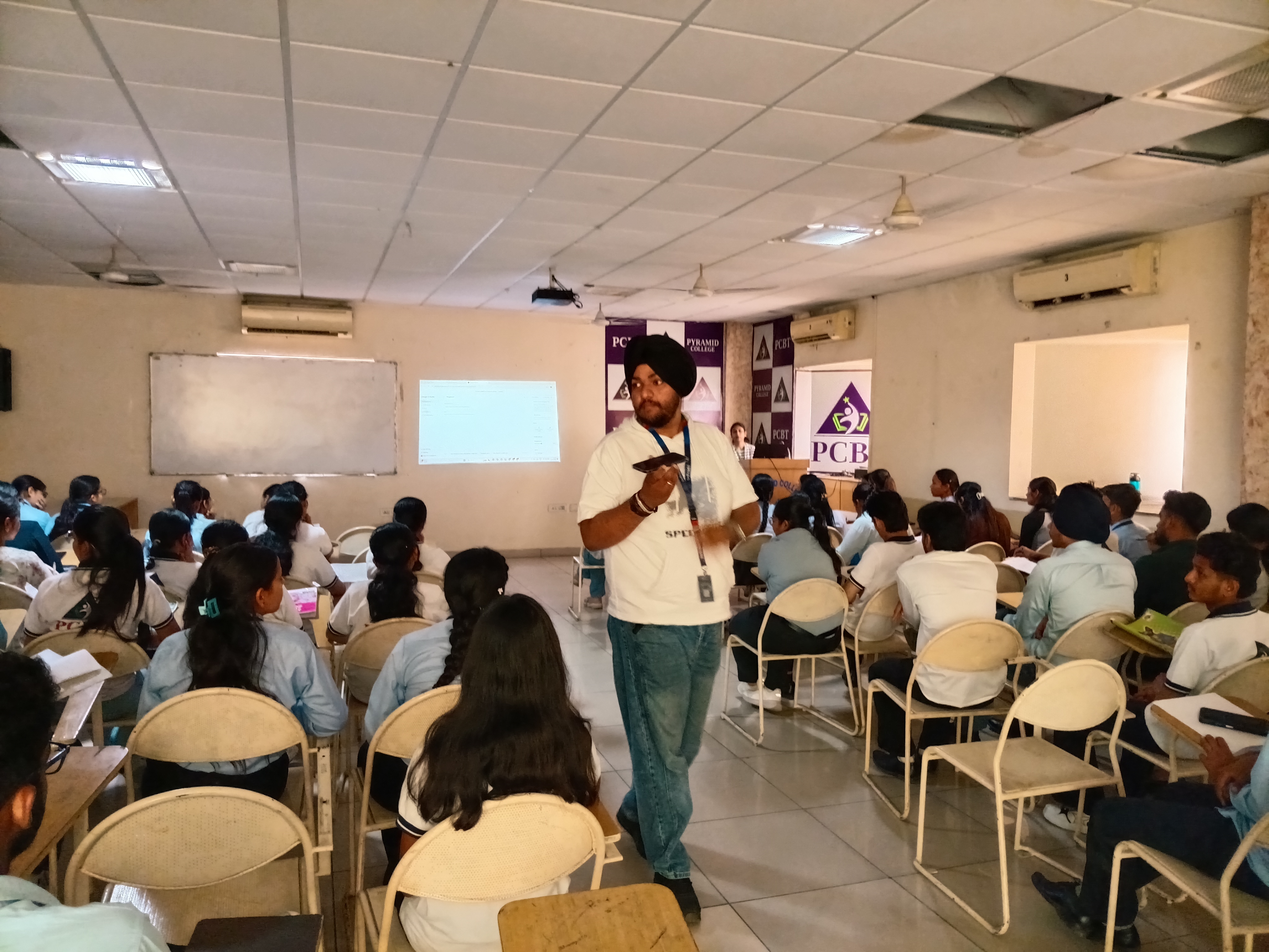 Career Guidance & Advanced IT Seminar at Pyramid College of Business & Technology by techcadd Mohali